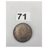 1900 MORGAN SILVER DOLLAR, CIRCULATED, TONED
