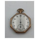 ELGIN NATIONAL WATCH CO POCKET WATCH, OCTAGONAL
