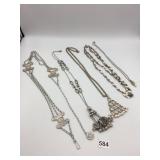 ASSORTED COSTUME JEWELRY, INCLUDES FOUR