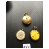 ASSORTED POCKET WATCHES, INCLUDES BULOVA, SEARS