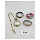 ASSORTED WATCHES INCLUDES WESTCLOX POCKET WATCH