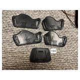 BIANCHI LEATHER BELT SLIDES, ASSORTED MODELS