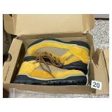 OZARK TRAIL HIKING BOOTS, YELLOW AND BROWN, SIZE
