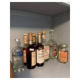 ASSORTED SPIRITS, INCLUDES ABSOLUT VODKA, HIRAM