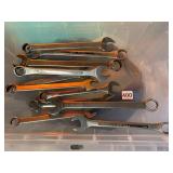 ASSORTED FORGED ALLOY WRENCHES, INCLUDES S-K
