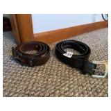WRANGLER LEATHER BELTS, INCLUDES SOUTHWESTERN