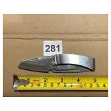 TRUE CLIPSTER FOLDING KNIFE, STAINLESS STEEL,