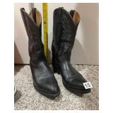 DOUBLE-H BOOT COMPANY WESTERN WORK BOOTS, BLACK