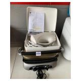 GE HAND MIXER W/ STORAGE CASE, FARBERWARE CONTACT