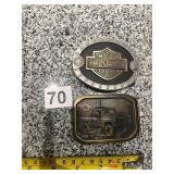 HARLEY DAVIDSON AND TRUCK  BELT BUCKLES