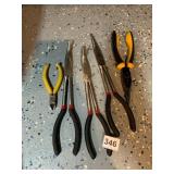 OLYMPIA TOOLS PLIERS, ASSORTED LONG-NOSE,