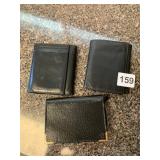 ASSORTED LEATHER WALLETS, INCLUDES GEORGE BRAND