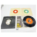 ASSORTED 45 RPM VINYL RECORDS, INCLUDES BOB