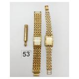 BULOVA QUARTZ WATCH, DIAMOND ACCENT DIAL,