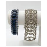 ASSORTED COSTUME JEWELRY BRACELETS, INCLUDES BLUE