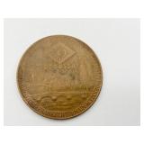 DEGUSSA BRONZE MEDALLION, 1951 CALENDAR DESIGN,