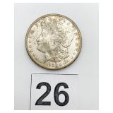 US MORGAN DOLLAR, 1921-S, SILVER, CIRCULATED.