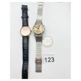 SILVANA CHRONOGRAPH WRISTWATCH, STAINLESS STEEL