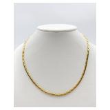18K GOLD NECKLACE, (26.2 GRAMS) LINK CHAIN