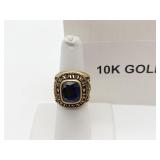 JOHN ROBERTS 10K GOLD CLASS RING, ST. XAVIER