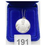 COMMEMORATIVE MEDALLION, POPE JOHN PAUL I, METAL,