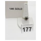 14K GOLD MASONIC EASTERN STAR RING, 3.1 GRAMS SZ