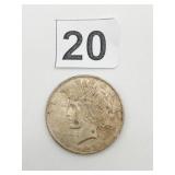 1922 PEACE SILVER DOLLAR, UNITED STATES MINT,