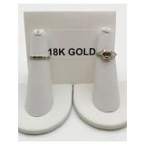 18K GOLD RINGS,(2.76 GRAMS) SZ 4.5 INCLUDES