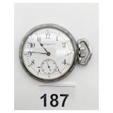 VACHERON & CONSTANTIN POCKET WATCH, ENGINE-TURNED