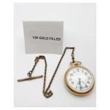 ELGIN B.W. RAYMOND RAILROAD POCKET WATCH, 21
