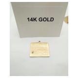 14K YELLOW GOLD CALENDAR CHARM 12.0 GRAMS ,