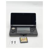 NINTENDO 3DS CONSOLE, BLACK, INCLUDES POWER