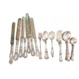 STERLING SILVER FLATWARE, (33.775 OZT) PATENT