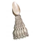 STERLING SILVER SPOONS, (5.670 OZT) FLORAL