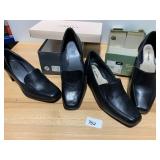 VILLAGER BLACK LEATHER LOAFERS, THOM MCAN BLACK
