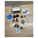 ASSORTED COSTUME JEWELRY, INCLUDES SHELL