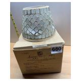 HOME INTERIORS AND GIFTS CANDLE SHADE, MOSAIC