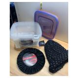 SUREFRESH SQUARE REUSABLE CONTAINER W/ LID,