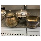 GENSE SILVER-TONE SERVING PIECES, INCLUDES