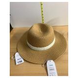 TIME AND TRU EMBROIDERED FEDORA, PACKABLE,