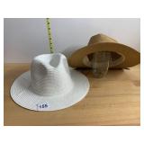 TIME AND TRU FEDORA HATS, PACKABLE, ADJUSTABLE