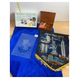 PROGRESSIVE ROTARY GRATER, WOODEN BOX W/ UNO