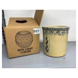 HOME INTERIORS & GIFTS NITE LIGHT, STONEWARE