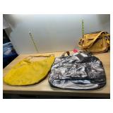 ASSORTED HANDBAGS, INCLUDES YELLOW HOBO BAG W/