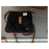 DOONEY & BOURKE CROSSBODY BAG, NYLON AND LEATHER