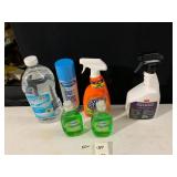 ASSORTED CLEANING SUPPLIES, INCLUDES GERM-X HAND