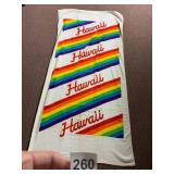 F.W. WOOLWORTH CO. HAWAII BEACH TOWEL, COTTON,