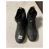 TOMMY HILFIGER BOOTS, QUILTED NYLON UPPER, RUBBER