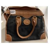 DOONEY & BOURKE ALL-WEATHER LEATHER HANDBAG,