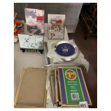 ASSORTED PHOTO FRAMES, METAL, GLASS, VARIOUS